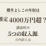 櫻井よしこの年収は推定4000万円超？講演料や5つの収入源の内訳とは